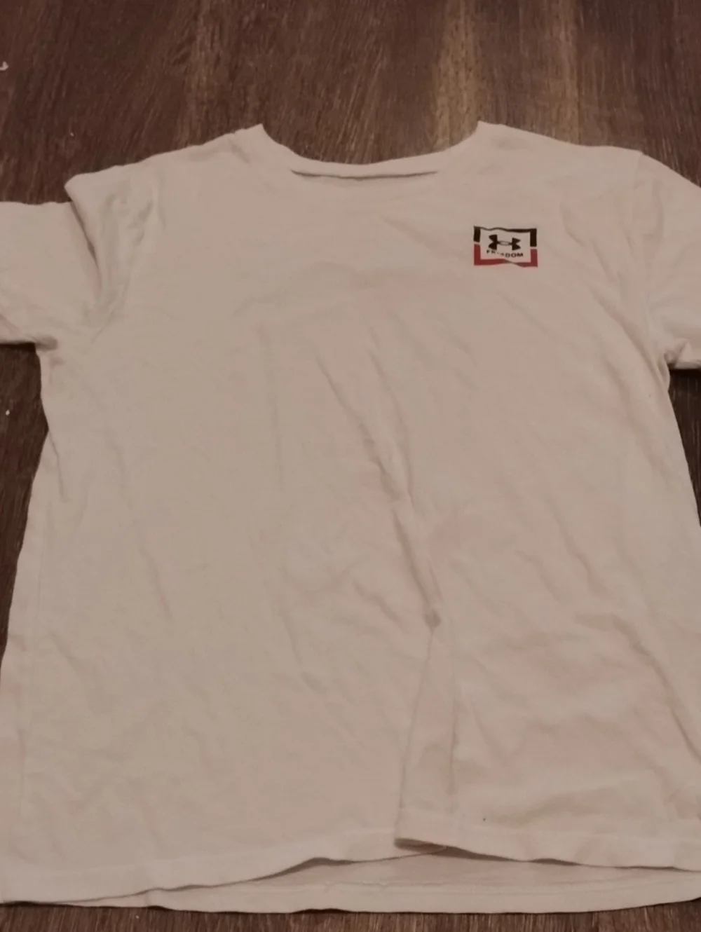 Youth Large Under Armour White T-Shirt